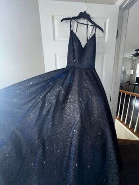 Sherri Hill 52364 Royal Blue Ball Gown